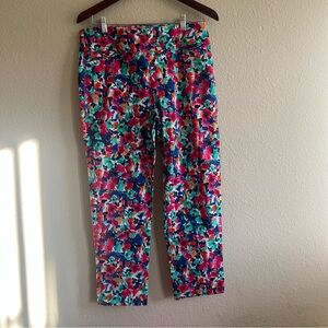Attyre Colorful Floral Print Pants